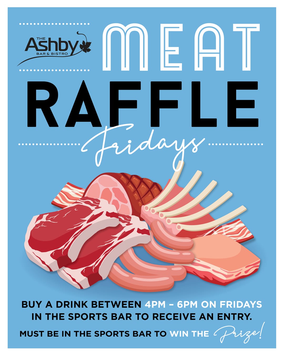 Meat Raffke Meat Raffle - The Ashby Bar & Bistro
